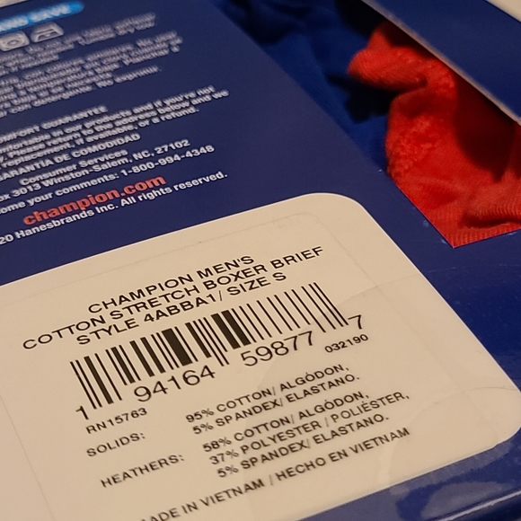 CHAMPION BOXER BRIEFS - Picture 4 of 7